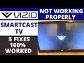 How to fix vizio smartcast tv not working properly  5 easy way to solve the problem