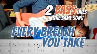 Every Breath You Take (THE POLICE) - Bass cover with play along BASS TABS