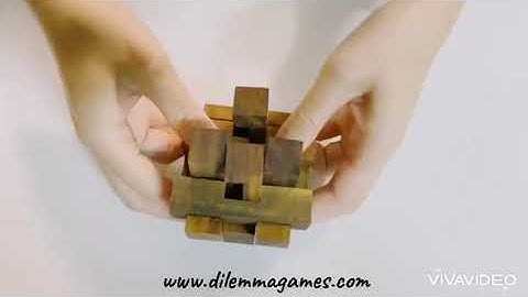 3D SQUARE CUBE  another interlocking puzzle BY DILEMMA GAMES