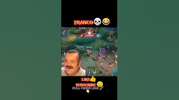 FRANCO BE LIKE - NOT MY PROBLEM 💀 #mlbb #mobilelegends #shorts