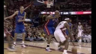 Lebron James tomahawk vs Pistons 2007 playoffs game 4