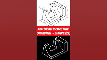 AutoCAD Isometric Drawing - Shape (22) #short #skills #tutorial #fyp #foryou