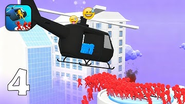 Z Escape - Helicopter Gatling Defense and Survivor Rescue - Part 4 - Gameplay Walkthrough(Android)