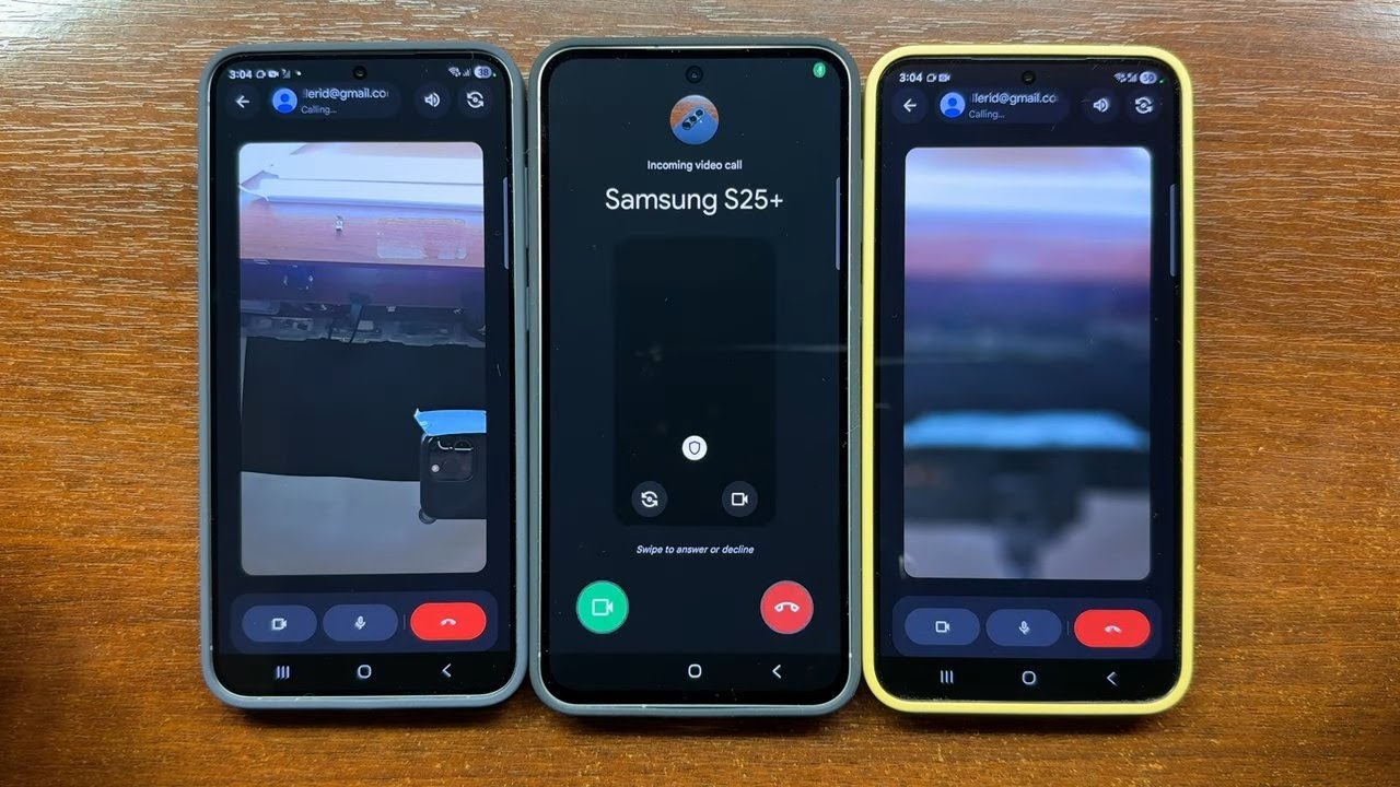 Samsung A56 Cellular, WhatsApp & Meet Incoming Calls from Samsung S25+ & S24+ in Silicone Cases