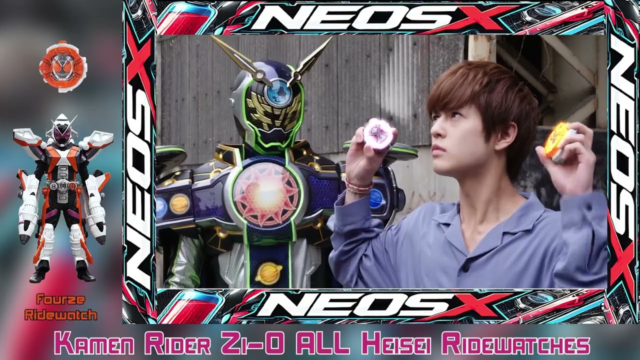 Kamen Rider Zi-O ALL Heisei Ridewatches - YouTube