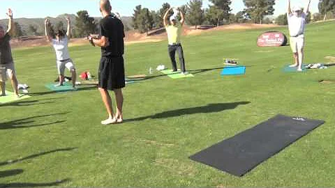 Tour Striker Golf Academy Yoga Segment w The Golf ...