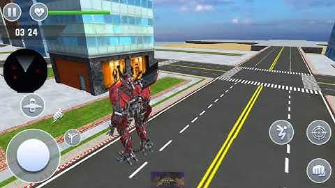 Orca whale Attack: Flying Car Robot Games Simulator| Android/IOS Gameplay