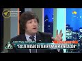 Javier milei: Si se dan las condiciones la inflación se puede ir a 350% 18/07/2018