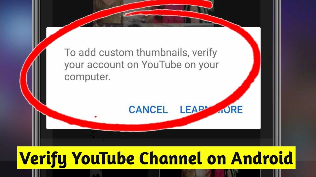 Fix Yt studio custom thumbnail problem