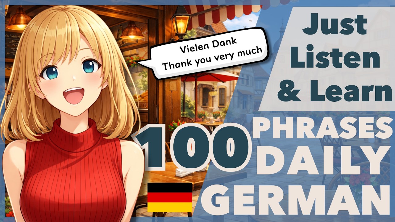 A1–A2 | 100 Daily German Phrases | Master Everyday Conversations Fast ...