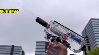 Uzi Electric Burst Water Gun Children's Powerful Water Gun Toy Fully Automatic Water Gun.mp4