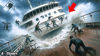 4+ Hours of Disasters At Ocean To Fall Asleep To