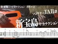 【TAB譜】新宝島　サカナクション　ソロギター　アコギ　カバー 使用 ギター　LAVA ME 2