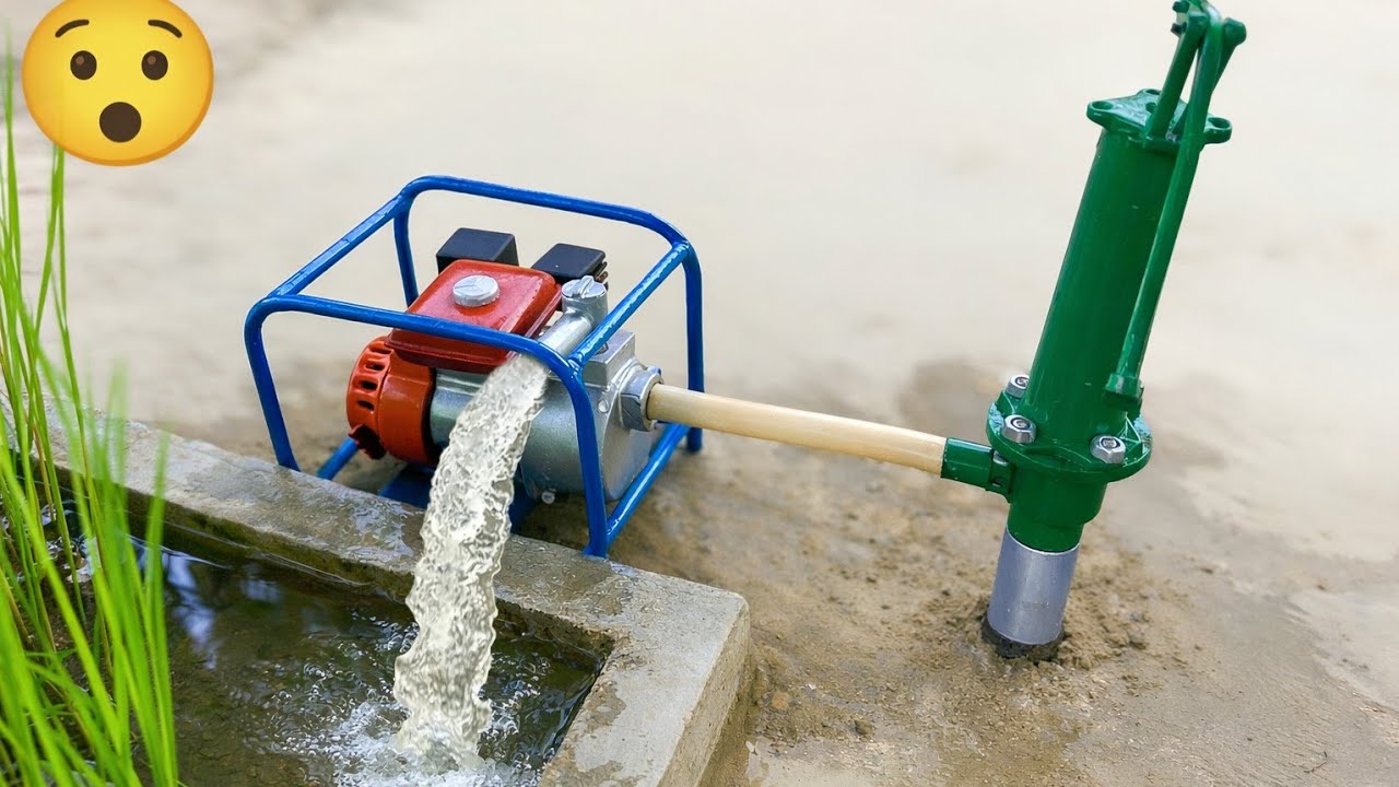 Mini Water Pump for Farming 😱 | Amazing DIY Science Project