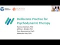 Deliberate practice in psychodynamic psychotherapy