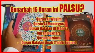 Benarkah Ini Quran Palsu? Cek Terjemah Al Maidah Ayat 51 di 16 Al Quran