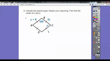 Rhombis, Rectangles, and Squares - Section 8.4