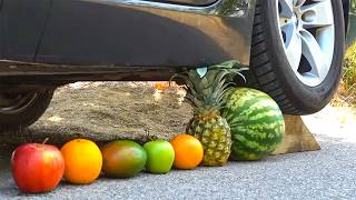 Experiment Car vs M&M ICECREAM vs Watermelon vs Jelly | Crushing Crunchy & Soft Things by Car screenshot 1