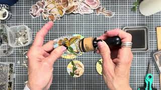 Use Your Scraps - Journal Page Dangles  #useyourscraps @drnmarketbydebbie #papercollage #ephemera