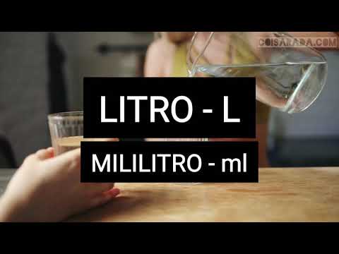 Vídeo: Quantos ml é um litro de água?