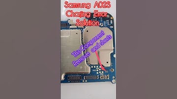 How To Remove Samsung A02S Charjing Error? | Samsung  Charjing Error  Solution #trending #shortvideo