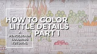 LEARN HOW TO COLOR THE LITTLE DETAILS -- IN REAL TIME! - A PencilStash Tutorial screenshot 2
