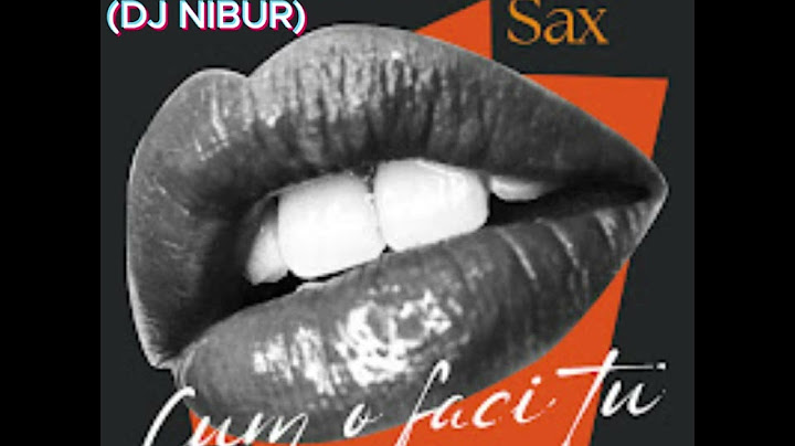 Nikolas Sax - Cum o faci TU ( REMIX DJ NIBUR )