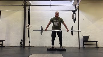 Deficit Snatch Pulls