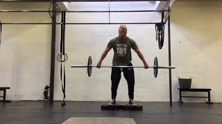 Deficit Snatch Pulls