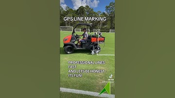 GPS line marking with Traqnology gives you professional lines, it’s fast, and let’s be honest, fun!
