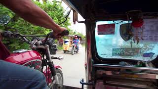 Philippines, tricycle ride from from Dela Costa Homes 3 to Puregold