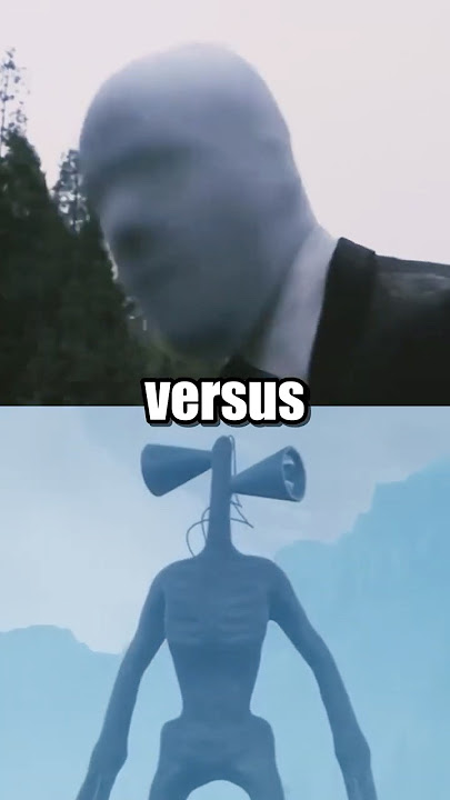 Slenderman vs Siren Head!🚨 #fyp #slenderman #sirenhead #shorts