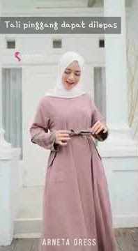 (Arneta ) Gamis Dress Muslim Wanita Ukuran XL XXL  Remaja Terbaru Modern Katun Supernova Ori Shofia