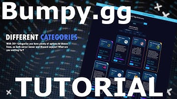 How to list your Discord with Bumpy.gg tutorial