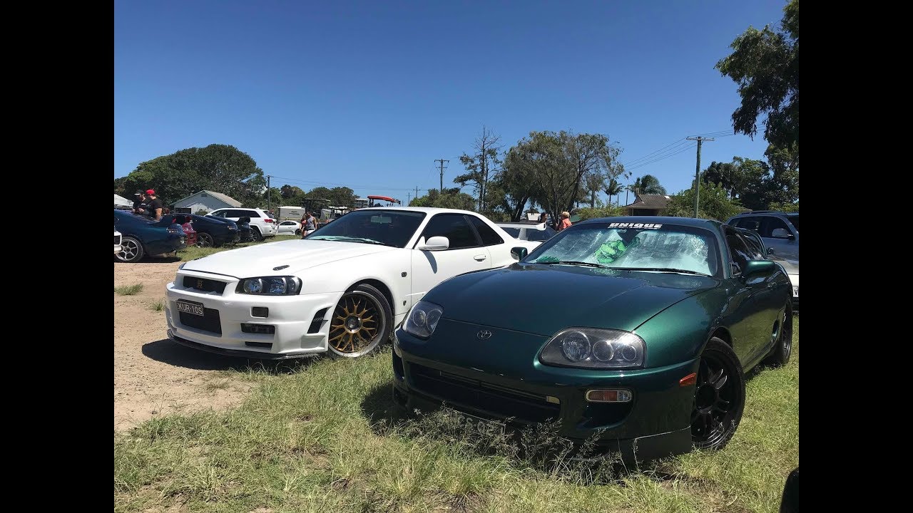 Gt R R34 Crash R34 GTR Crashes Supra Meet - YouTube