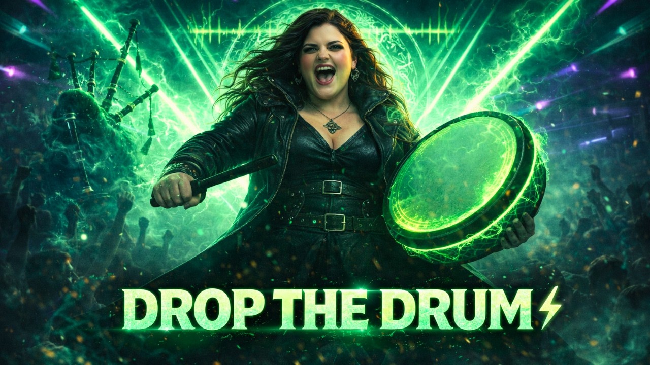 Bodhrán Bassline | Celtic Trap / EDM Fusion (Bagpipes + Whistle + 808) | 150 BPM