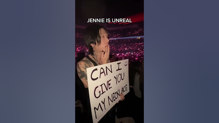 Jennie plz give me a chance #blackpink #jennie #nyc #concert