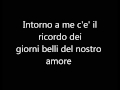 Tornero - Pupo (with lyrics - con lirica)