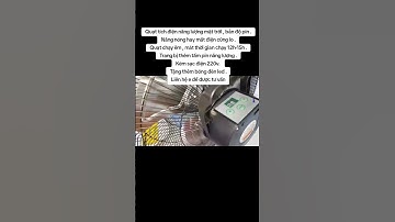 Quạt tích điện năng lượng mặt trời , bản độ pin .Nắng nóng hay mất điện cũng lo .Quạt chạy êm , mát