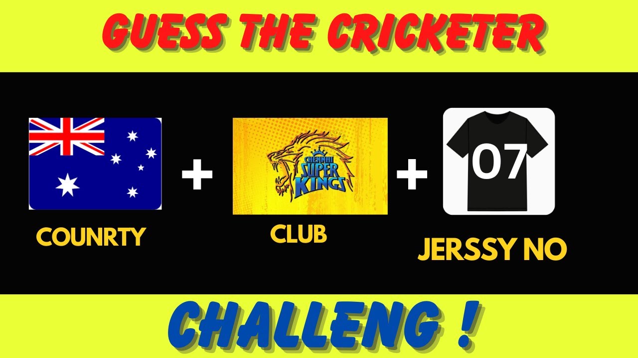 Can you guess the cricketer by jersey number ? Guess cricket player
