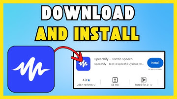 How To Download  And Install Speechify - IN LESS THAN A MINUTE