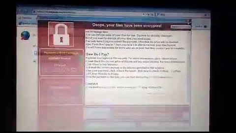 Wannacry Ransomware live demo
