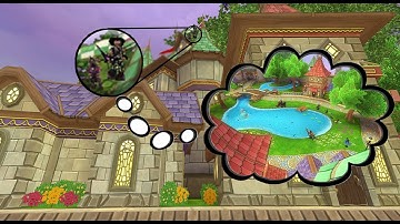 Wizard101: Person Floating in Commons