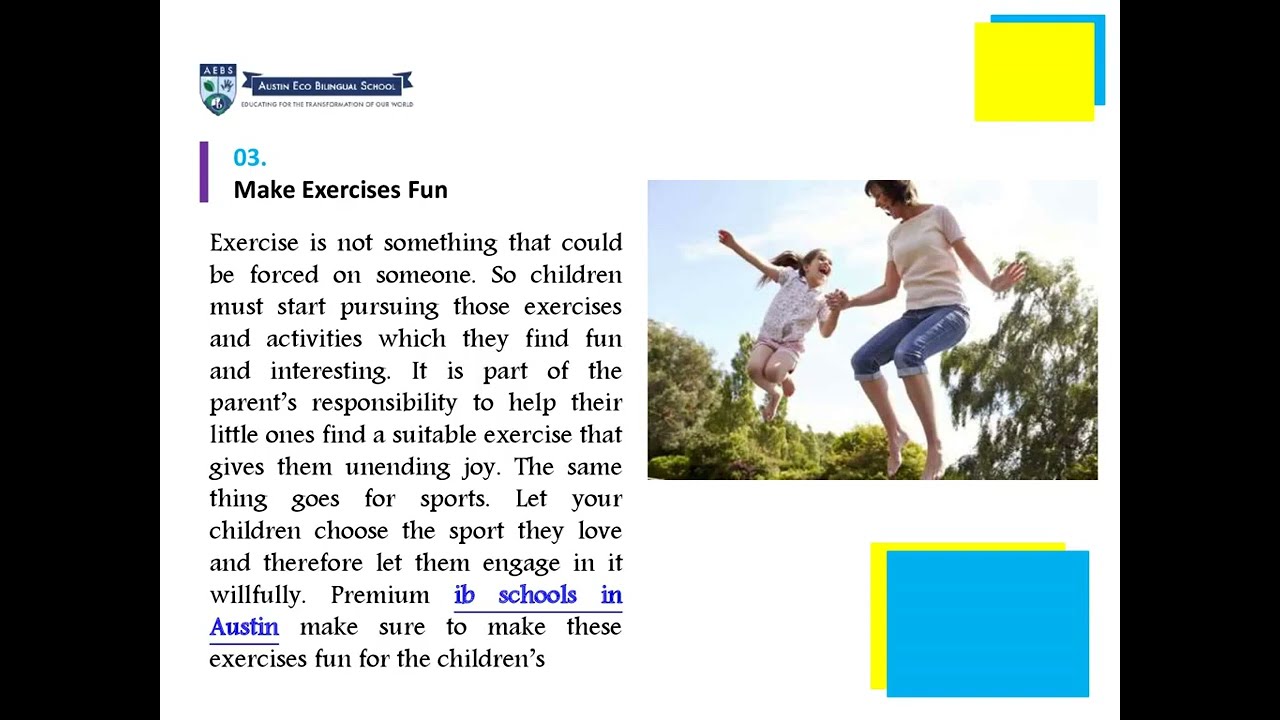 8 Ways to Teach Your Child to Stay Active - Austin Eco Bilingual School