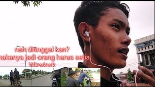 Ditinggalin di jalan raya karena tidak setia | motor mogok auto dorong 3 km