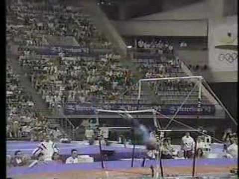 Cristina Fraguas 1992 Olympics EF Uneven Bars 