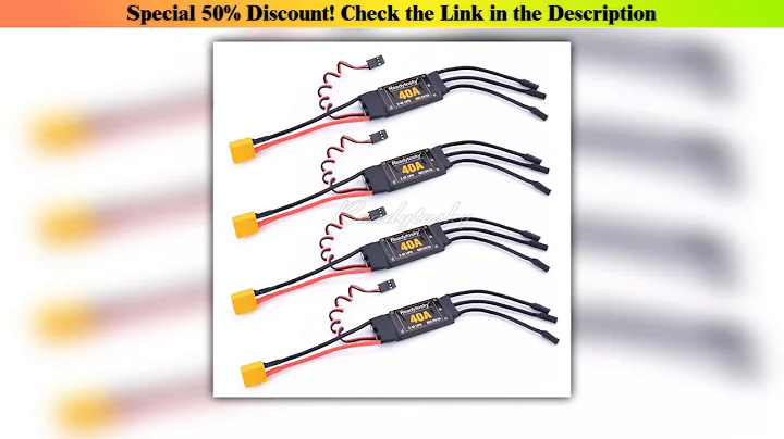Get Readytosky 40A 2-4S ESC Speed Controller With UBEC 5V 3A For RC FPV Quadcopter RC Airplanes Hel