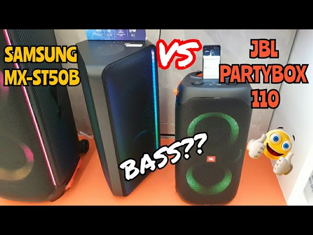 Samsung MX-ST50B vs. JBL Partybox 110 | Bass Test!🔥