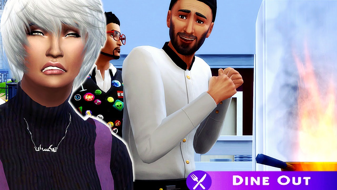 The Sims 4 Dine Out Part 1 Terrible Chef YouTube