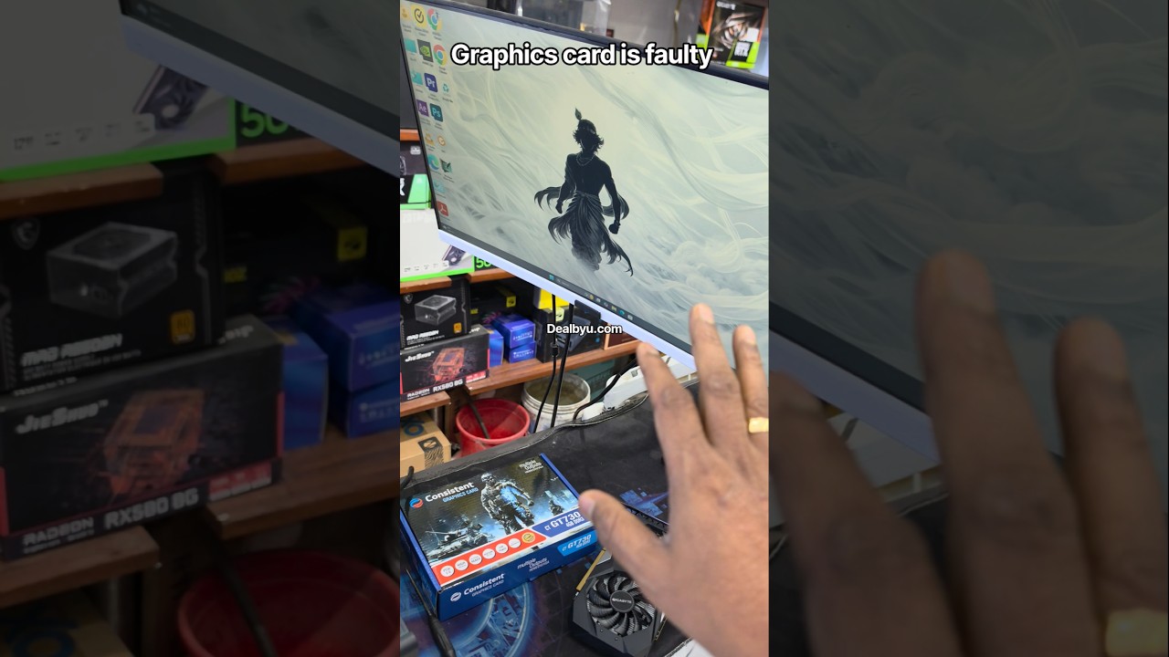 graphics card fault #gamingcomputer #instagram #youtubeshorts #treding #aryankelvin # #coolgadgets